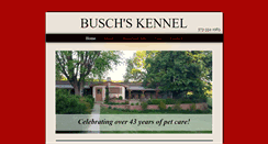 Desktop Screenshot of buschskennel.com